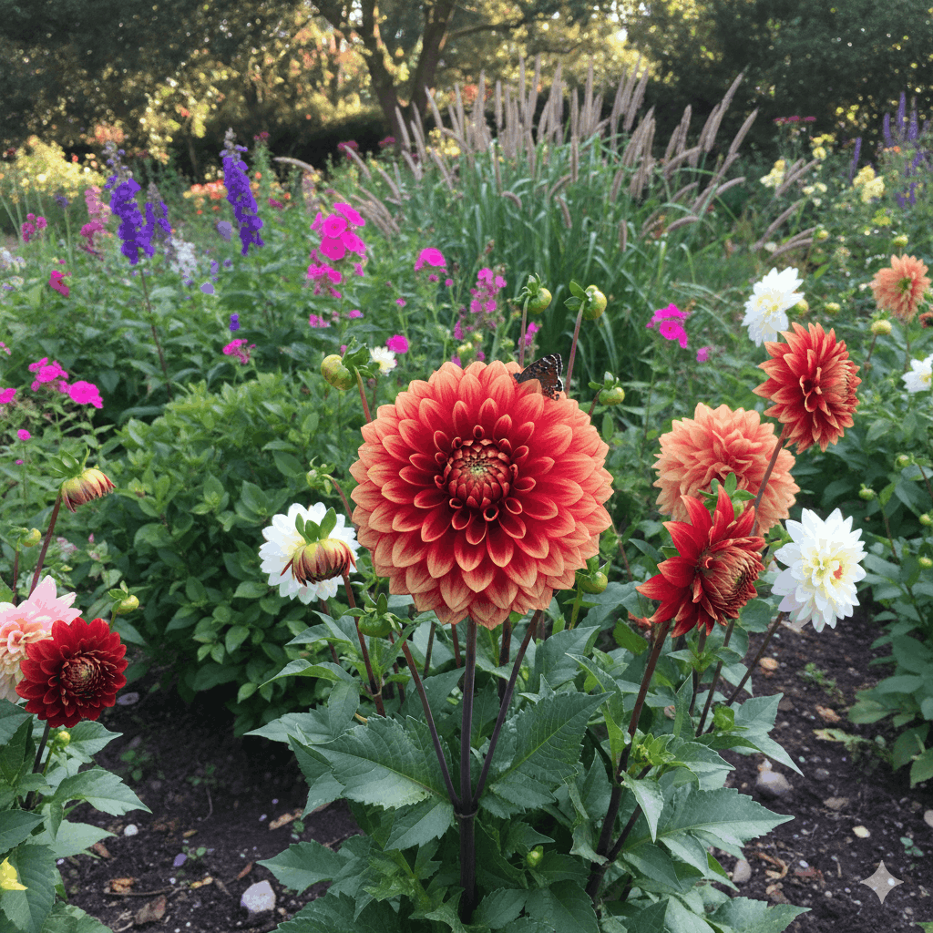 Dahlie im Garten – Darauf unbedingt achten