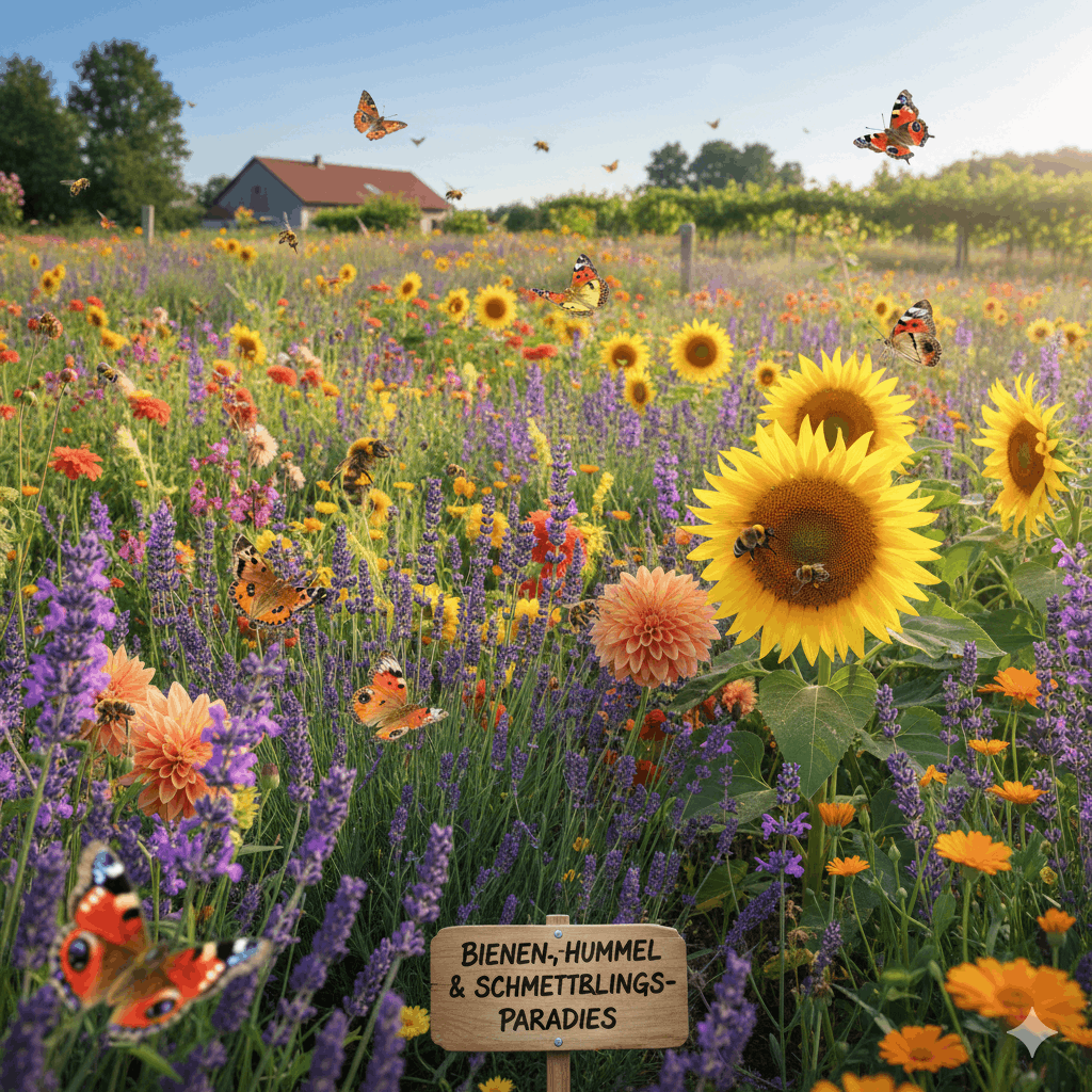 Pflanzen für Bienen, Hummeln und Schmetterlinge im Garten – Die besten Tipps