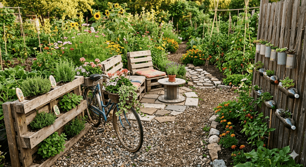 Garten Ideen Low Budget 2026 Schöne Gartengestaltung mit wenig Geld