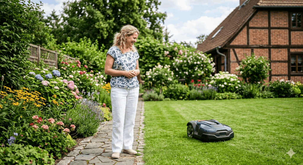 Gartenpflege 2026 Wie viel Zeit ein Mähroboter spart und wann sich die Anschaffung rechnet