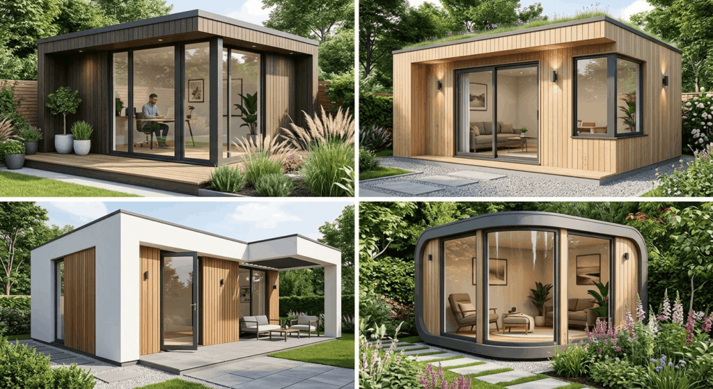 Gartenhaus Ideen modern 2026 Stilvolle Rückzugsorte im Garten neu gedacht