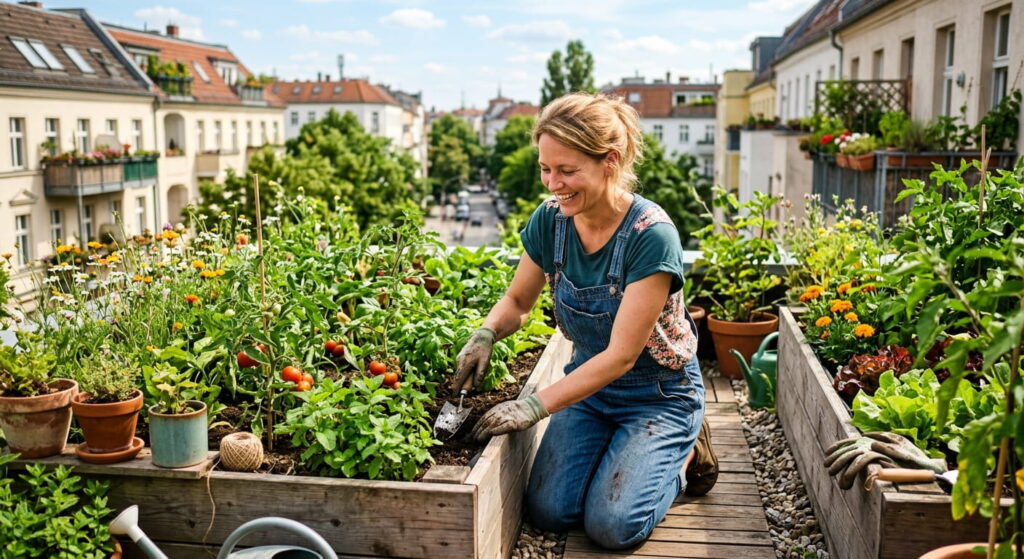 Urban Gardening in Zahlen 2026 Wie viel Gemüse wächst auf dem Balkon