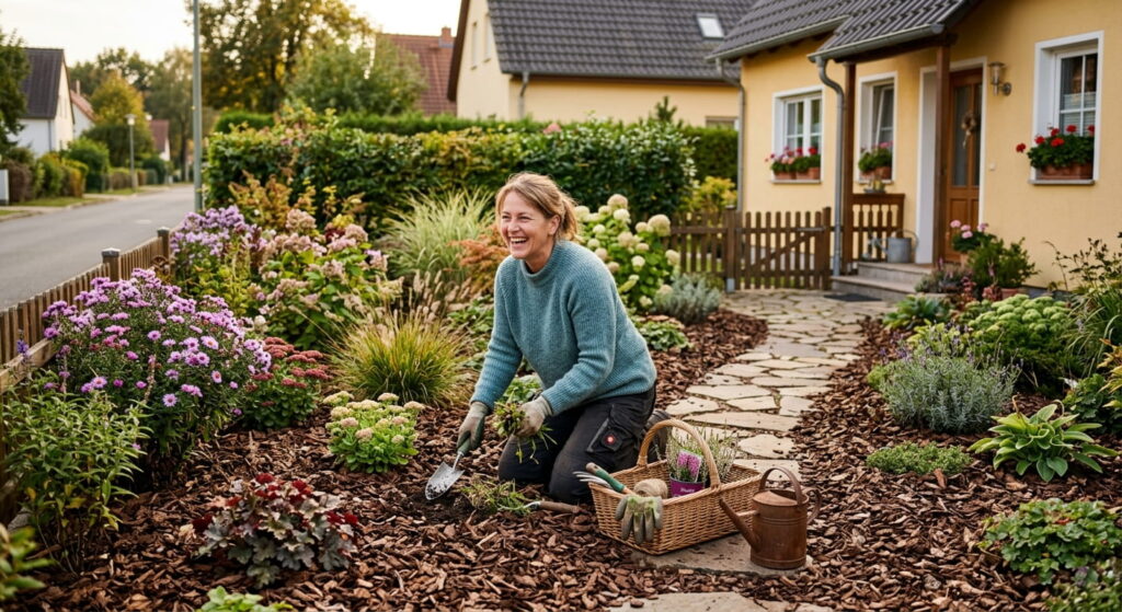 Vorgarten-Ideen mit Rindenmulch Die schönsten Gestaltungstipps 2026